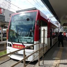 「鹿児島中央駅前」電停まで