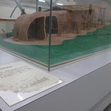 登り窯のジオラマ展示