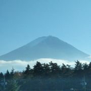 富士山が見えるショッピングモール
