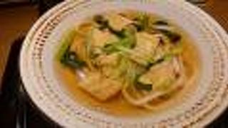 蒸しバルで京風うどん