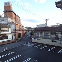 お部屋からは、いわき湯本温泉の街が見えます。