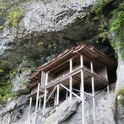 三佛寺、投げ入れ堂まで行きました