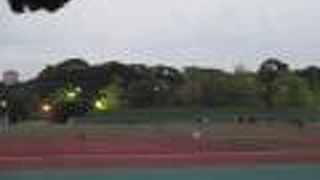 グランドには照明がありませんでした。