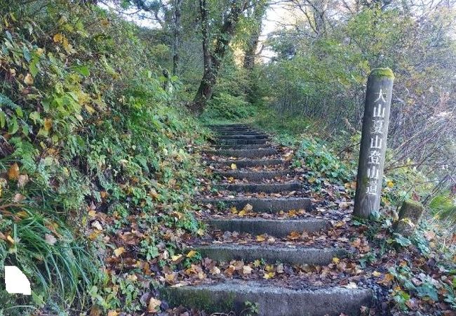 大山のメインルート