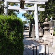 周辺は神社や寺院が多く建っています