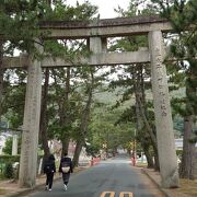 吉備津神社への参道