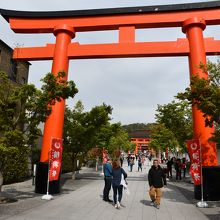 お稲荷さんの鳥居