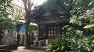 蔦に包また石像