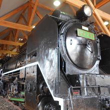 本物のD51が展示されています。