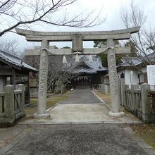 山頂の神社