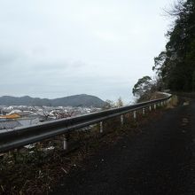 登山道からの景色