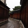 とても雰囲気のある京都の石塀小径は撮影禁止です