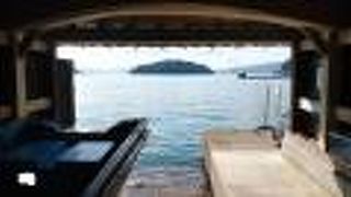 貴重な舟屋を内部から見学