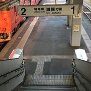 新高岡駅は無人駅でした