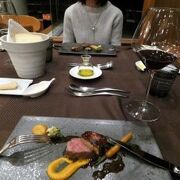 年末のエクシブ山中湖2泊　イタリア料理 ルッチコーレの夕食