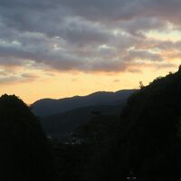 夕日が落ちてきました