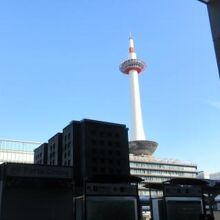 京都駅から駅から2分の真向かいにあります