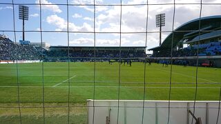 北側スタンド1階席（GB指定席）で観戦