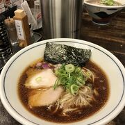 しっかりした味でおいしいラーメン