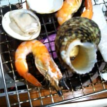 海鮮バイキングも