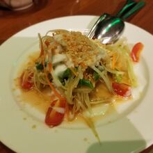 辛くないソムタム