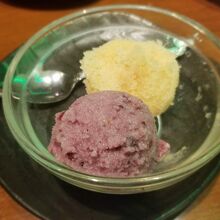 自家製シャーベット