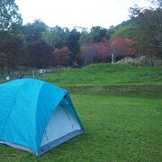 羊蹄山を眺めながら1日中遊べる。