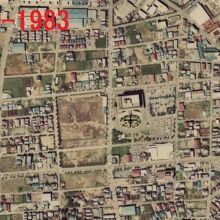 １９７９年以降も戸田市役所が存在します。野球場が無くなった。