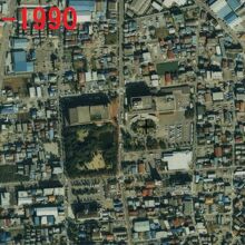 １９８８年以降、戸田市役所は存在します。周囲は、変化している