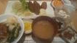 カキフライと穴子ご飯定食