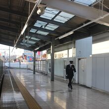 飯能駅で方向が逆方向になります