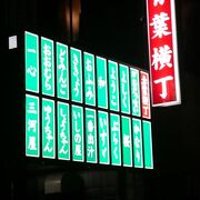 静岡市中心部の飲み屋街