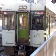 長野駅を発車する唯一のディーゼルカーです。