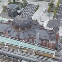 部屋からの東京駅