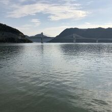 本土と鹿久居島を結ぶ備前日生大橋。