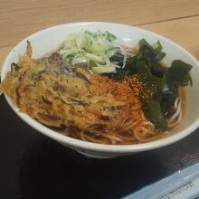 期間限定のきのこかき揚げそば