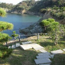 紀州青石の海岸美