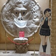 マスク姿の真実の口