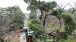 清水観音堂の舞台の目の前