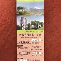 伊豆箱根鉄道の「湯ったりきっぷ」