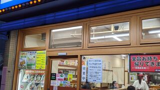 商店街に奥床しくあります