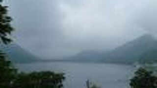 榛名湖のほとり