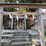 珍しい髪の神社