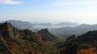 渓谷がよく見えました