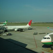 台湾桃園国際空港の風景