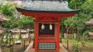 生田の池にある神社