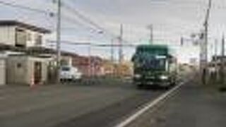 札幌-浦河のペガサス号と一般路線バス停