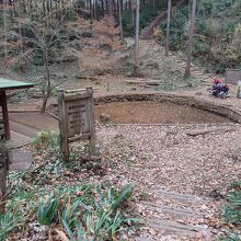 多峯主山登山道中にある雨乞い池