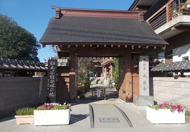 前橋城の南東にある寺町の中にある寺の一つです。