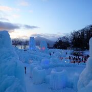 氷の芸術！支笏湖の冬のイベント「氷濤まつり 」